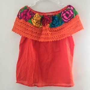 Off-Shoulder Mexican blouse